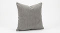 Cozy Rib Corduroy Throw Pillow Covers – Ultra Soft Striped Decorative Cushion Cases for Sofa, Couch, Bedroom & Living Room, Hidden Zipper (Silver Grey)