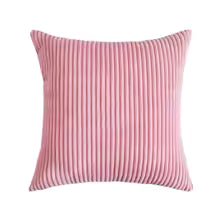 Cozy Rib Corduroy Throw Pillow Covers – Ultra Soft Striped Decorative Cushion Cases for Sofa, Couch, Bedroom & Living Room, Hidden Zipper (Silver Grey)